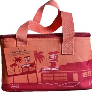PEACH new colorTrader Joe's  Mini Insulated Bag